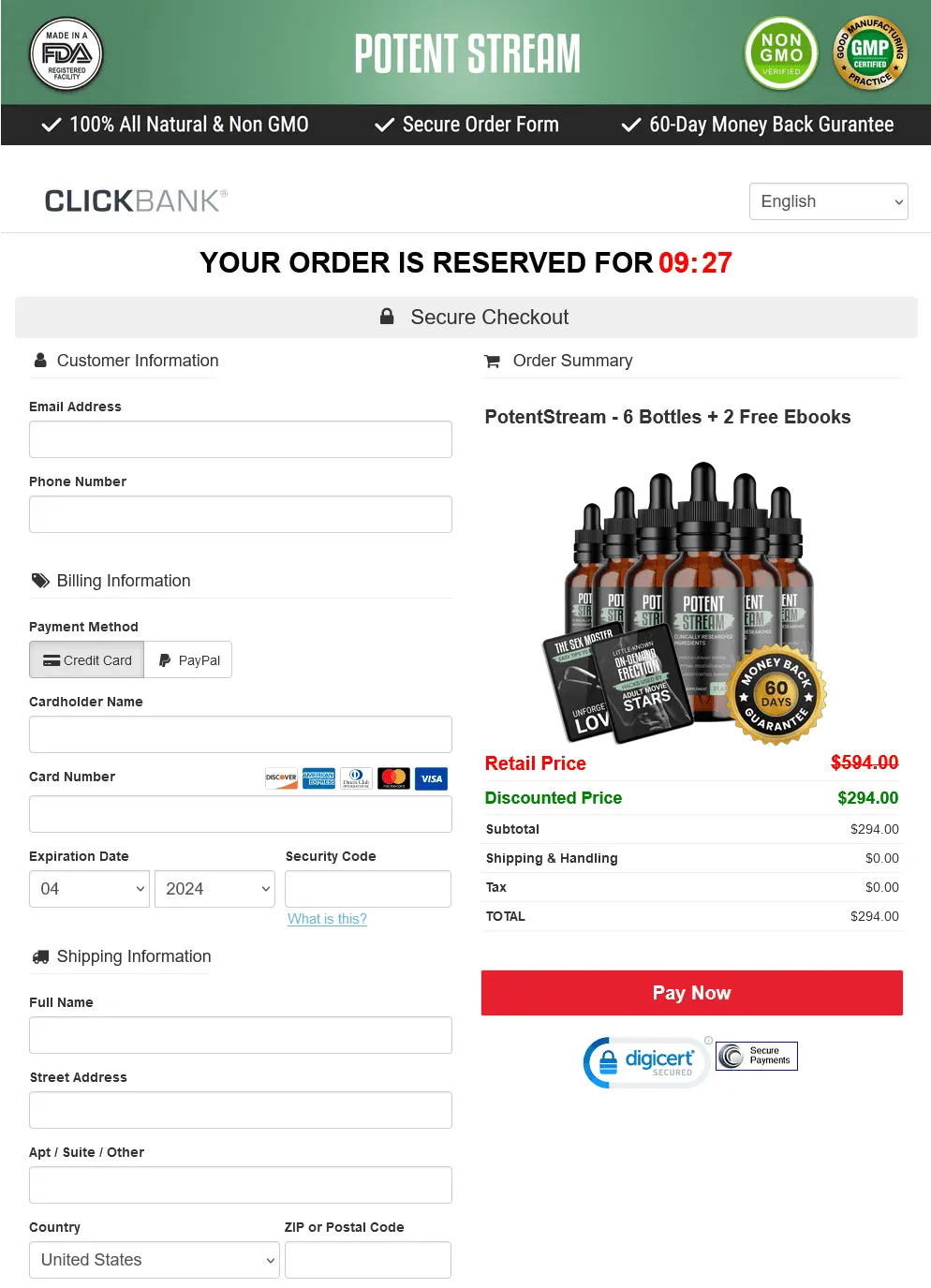 secure checkout